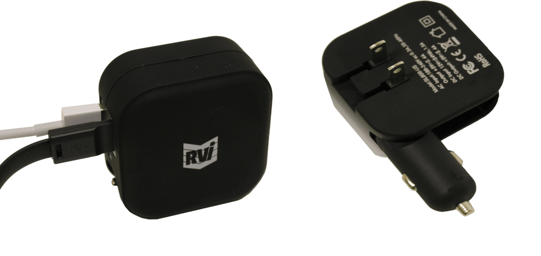 Dual USB 2-in-1 AC/DC Charger - RVi