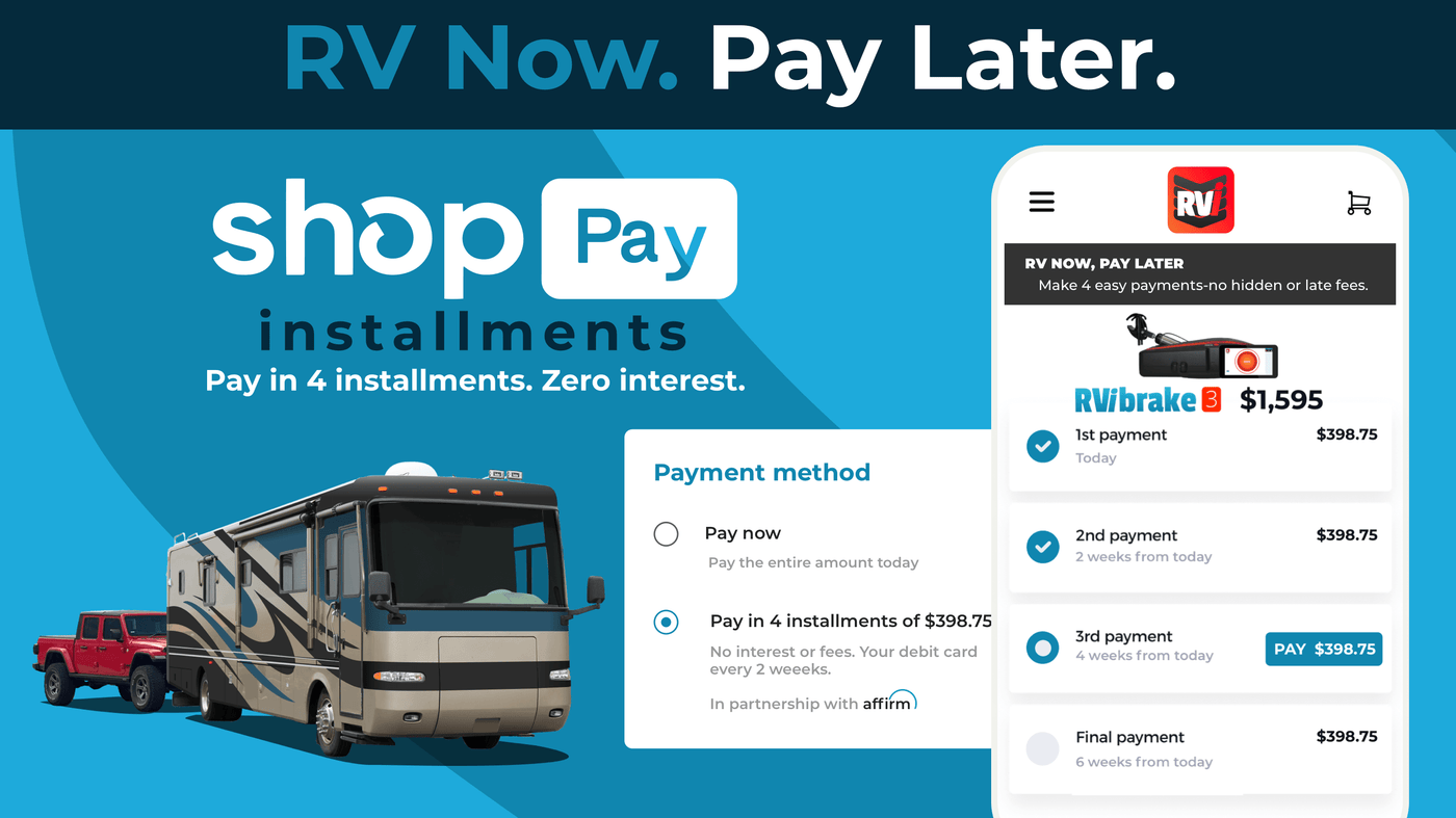 RV Now, Pay Later with Shop Pay Installments - RVi
