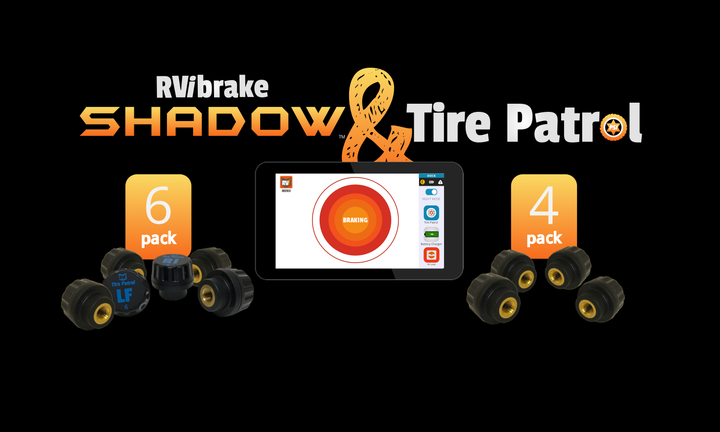 RVibrake Shadow + Tire Patrol 10-pk Bundle