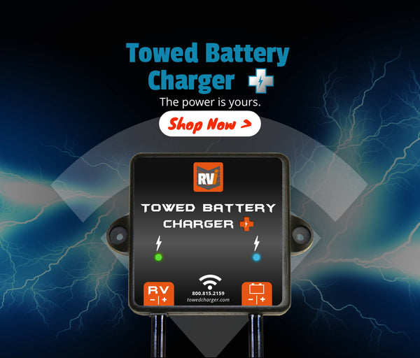 Towed Battery Charger + for flat towing - RVi